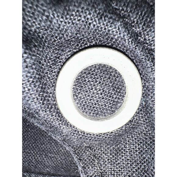 Adolfo Dominguez Jacket Women's S 38 Black Linen Blend Zip Silver Hardware Spain - Picture 6 of 11